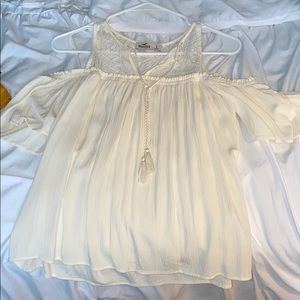 Creme color light blouse